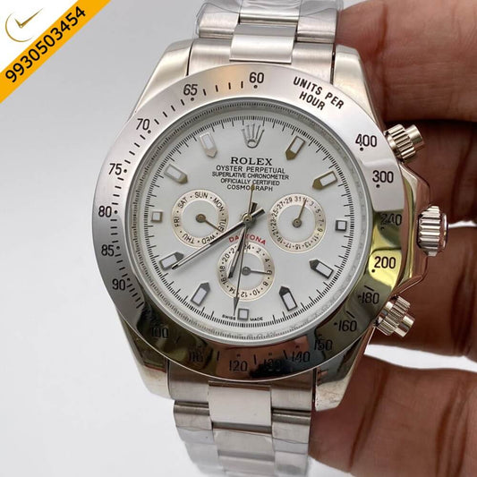 Rolex Oyster Perpetual Cosmograph Daytona Steel White Dial