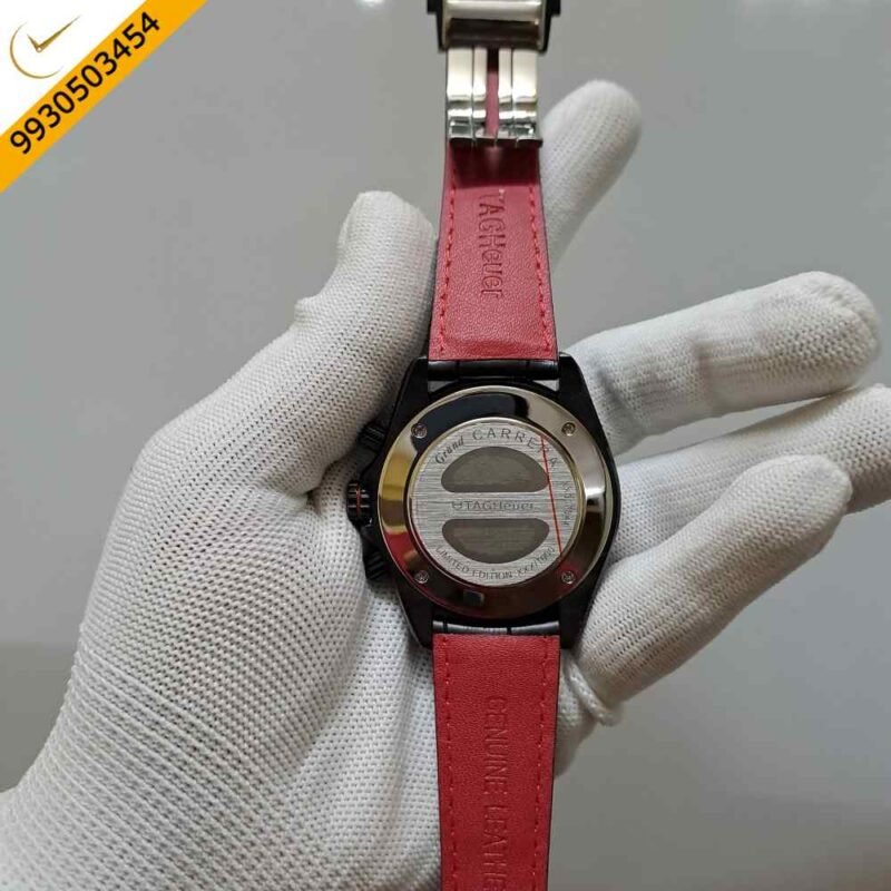 Tag Heuer Grand Carrera Calibre 17 Chronograph Black Dial Swiss Watch - Image 4