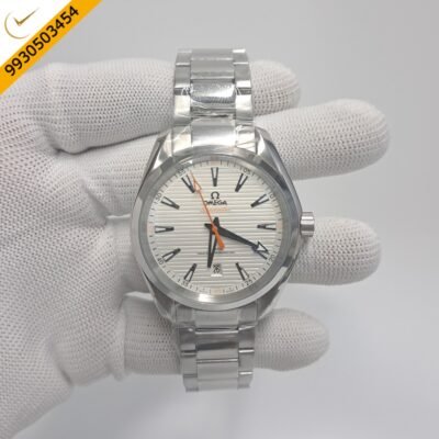 Omega Seamaster Aqua Terra Master Chronometer Silver White Dial Swiss Automatic Watch