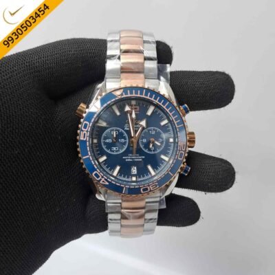 Omega Seamaster Planet Ocean Chronograph Blue Dial Swiss Watch