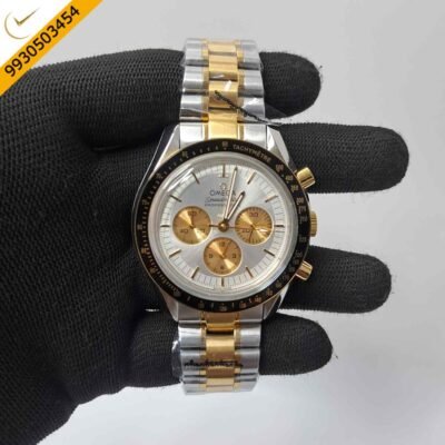 Omega Speedmaster White Dial Swiss Watch