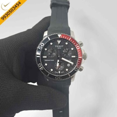 Tissot T-RACE Chronograph Black Dial Black Rubber Strap Swiss Watch