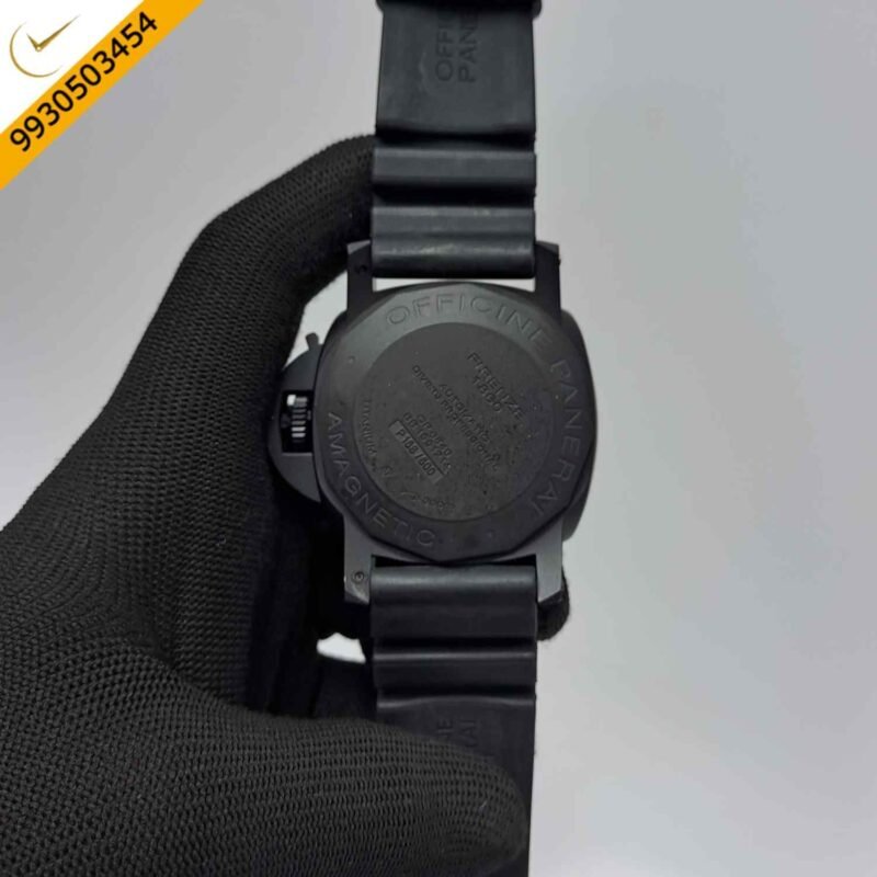 Luminor Panerai Submersible Power Reserve Full Black Swiss Automatic Watch - Image 4