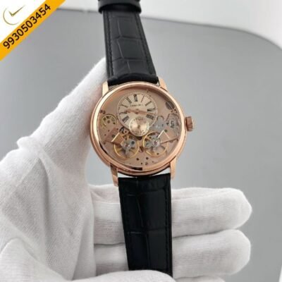 Audemars Piguet Rose Gold Skeleton Dial Automatic Watch