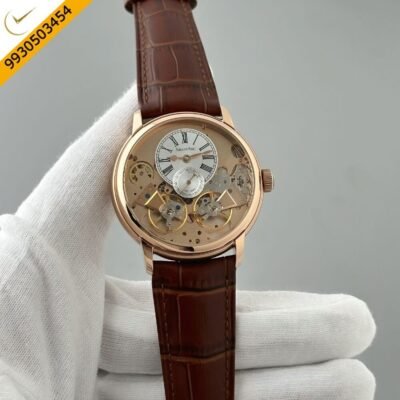 Audemars Piguet Rose Gold Skeleton Dial Automatic Watch