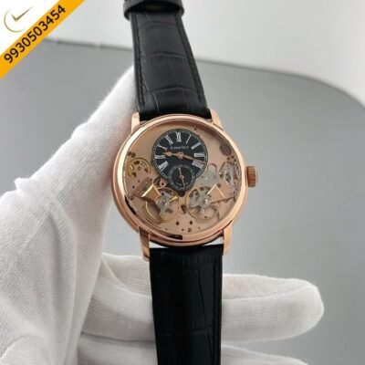 Audemars Piguet Rose Gold Skeleton Dial Automatic Watch