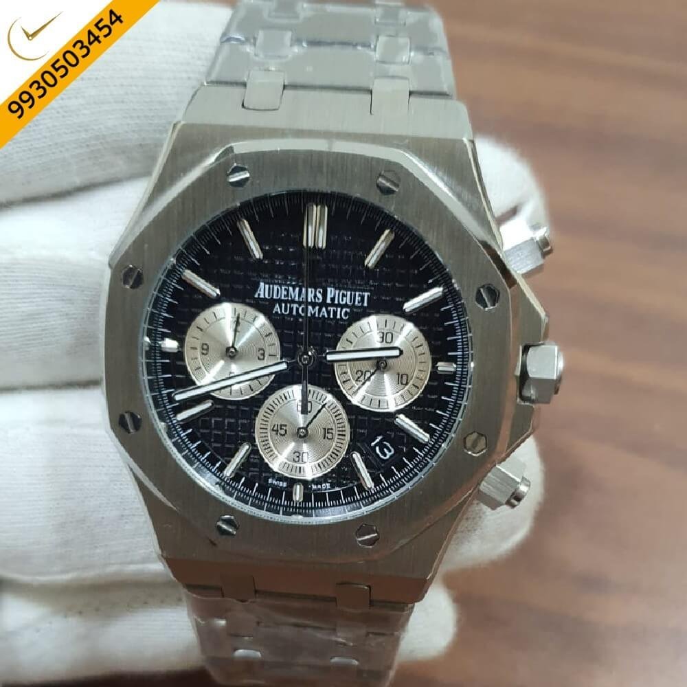 Audemars Piguet Royal Oak Chronograph Steel Black Swiss Watch