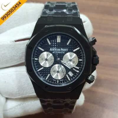 Audemars Piguet Royal Oak Chronograph Steel Full Black Swiss Watch