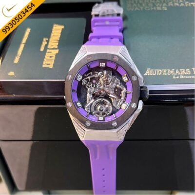 Audemars Piguet Royal Oak Concept Black Panther Flying Tourbillon Swiss ETA Automatic Movement Watch