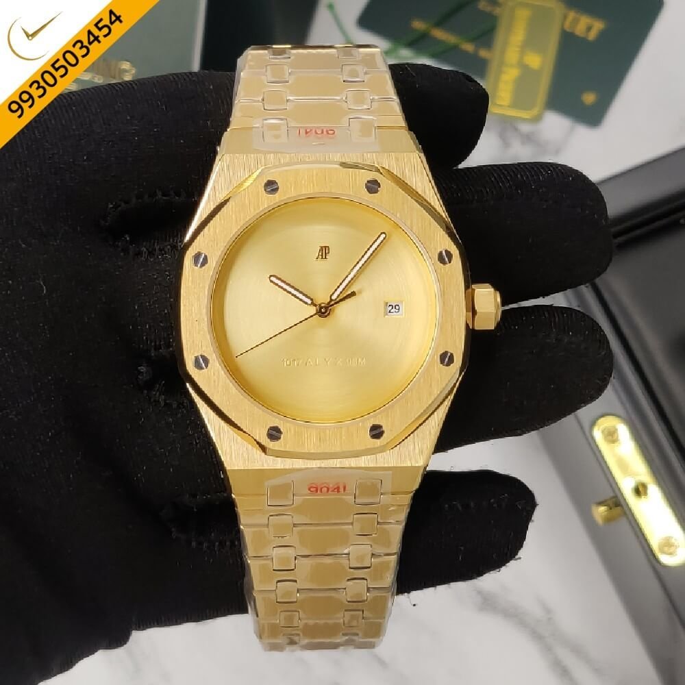 Audemars Piguet Royal Oak Jumbo Full Gold Steel Swiss Automatic Watch
