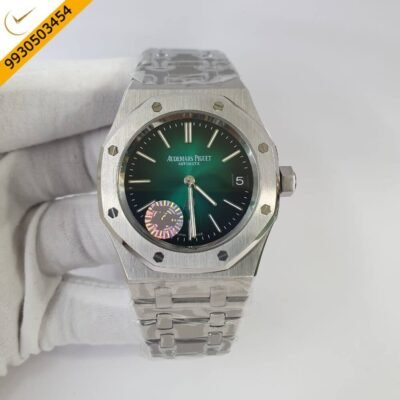 Audemars Piguet Royal Oak Jumbo Sliver Green Dial Swiss ETA Calibre 7121 Automatic Movement Watch
