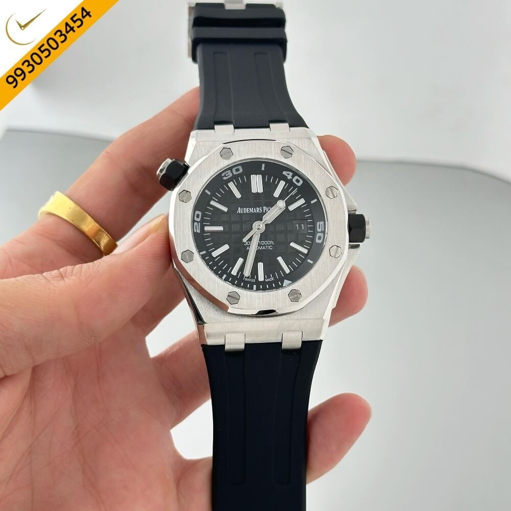 Audemars Piguet Royal Oak Offshore Diver Black Dial Swiss Automatic Watch