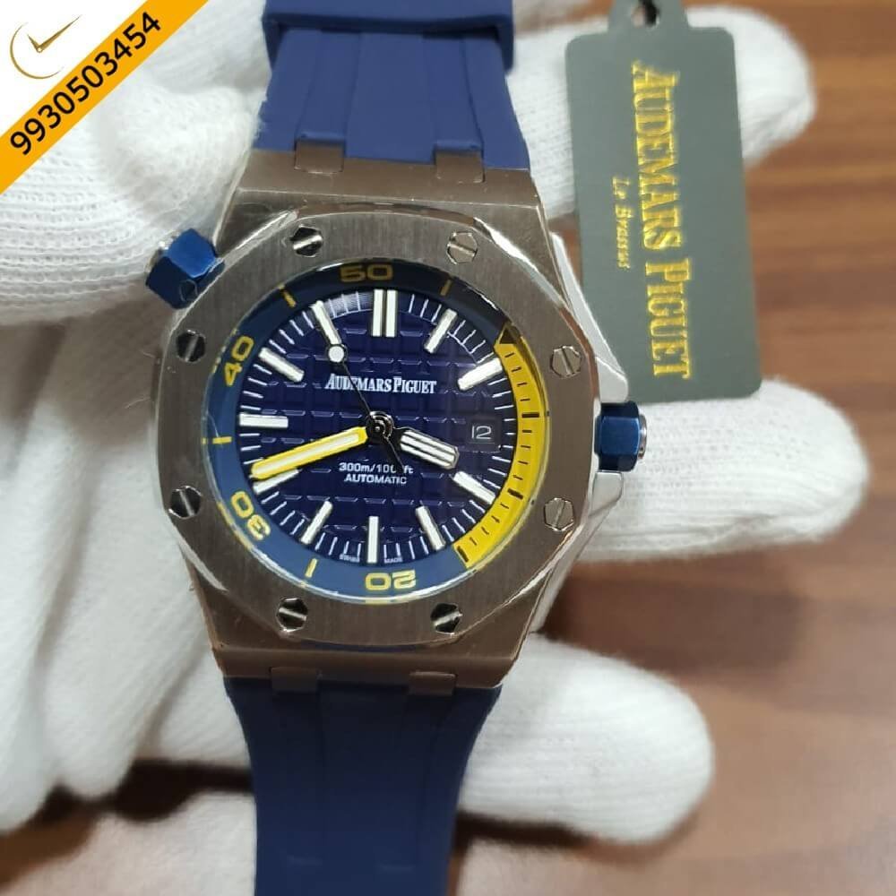 Audemars Piguet Royal Oak Offshore Diver Blue Swiss Automatic Watch
