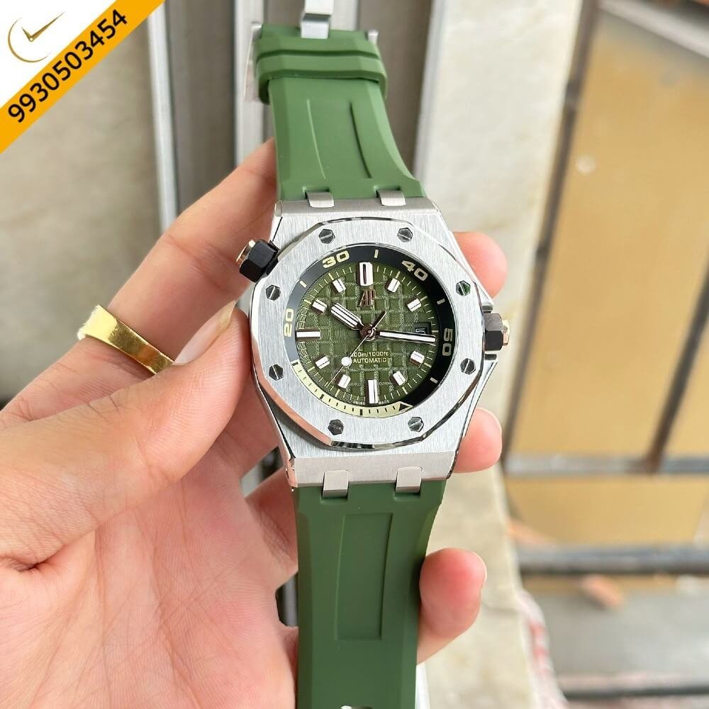 Audemars Piguet Royal Oak Offshore Diver Green Dial Swiss Automatic Watch