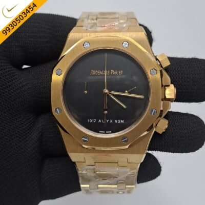 Audemars Piguet Royal Oak Offshore Full Gold Black Dial Swiss Automatic Watch