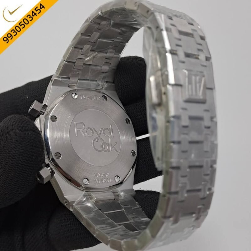 Audemars Piguet Royal Oak Offshore Full Silver Swiss Automatic Watch - Image 4