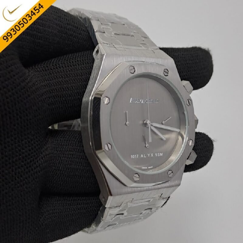 Audemars Piguet Royal Oak Offshore Full Silver Swiss Automatic Watch - Image 2