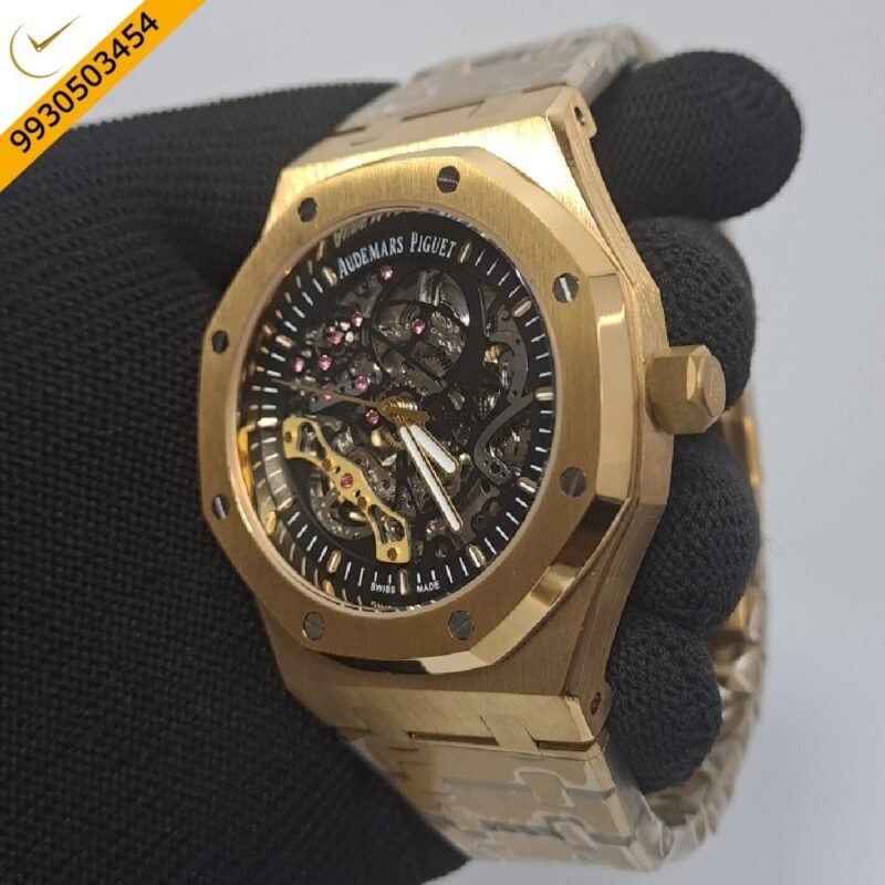 Audemars Piguet Royal Oak Rose Gold Skeleton Swiss Automatic Watch - Image 2