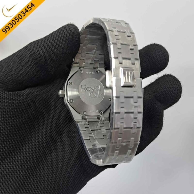 Audemars Piguet Royal Oak Rose Steel Diamond Bazel White Dial Swiss Watch - Image 4