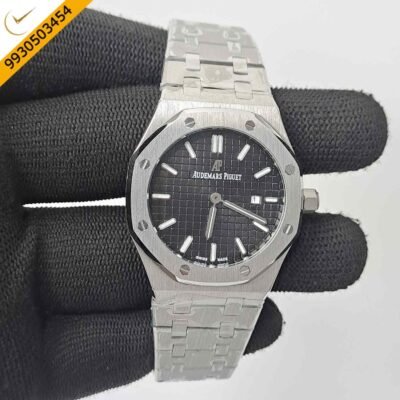 Audemars Piguet Royal Oak Silver Black Dial Swiss Watch