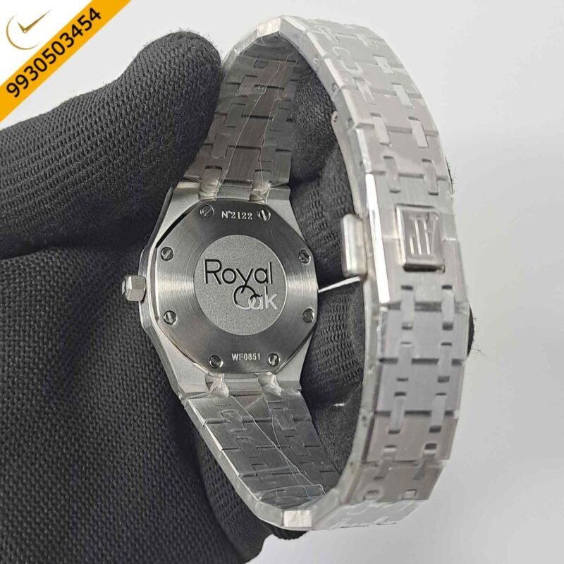 Audemars Piguet Royal Oak Silver Black Dial Swiss Watch - Image 4