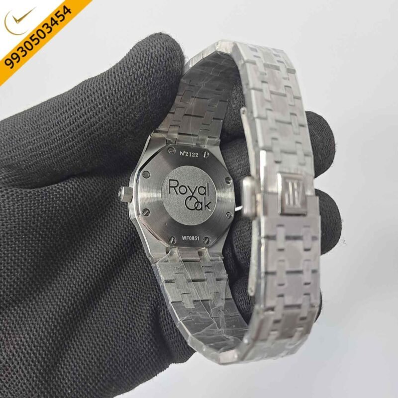 Audemars Piguet Royal Oak Silver Green Dial Swiss Watch - Image 4