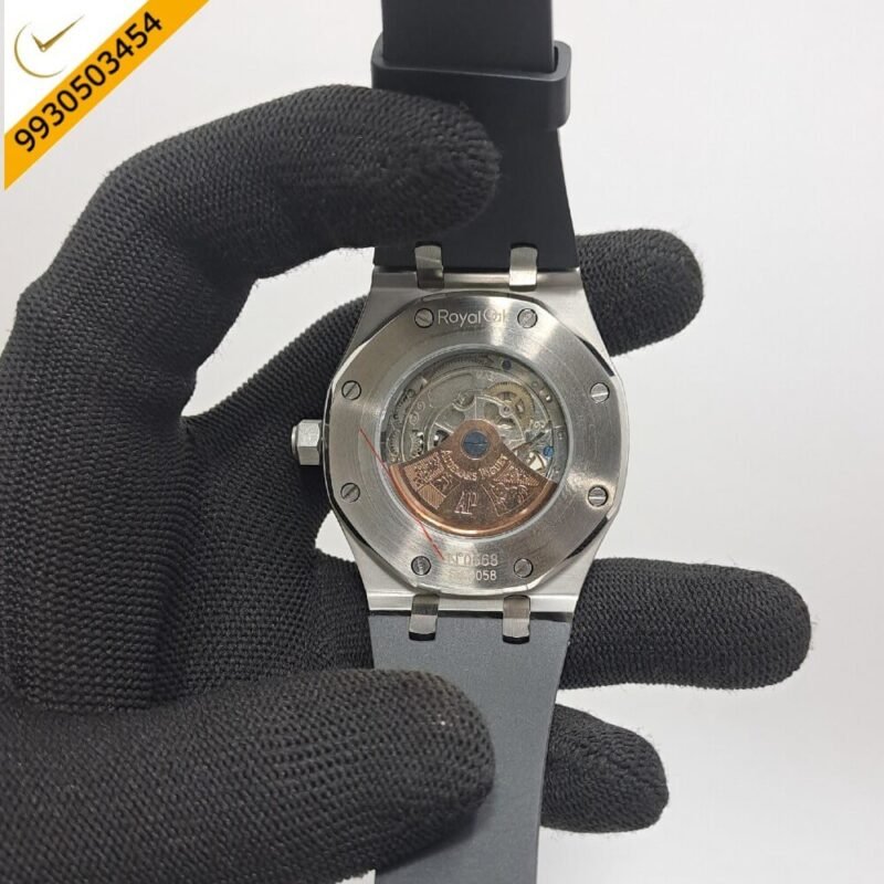 Audemars Piguet Royal Oak Silver Skeleton Dial Swiss Automatic Watch - Image 4