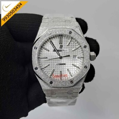 Audemars Piguet Royal Oak Silver White Dial Semi ETA Swiss Automatic Watch