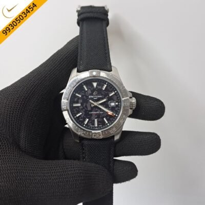 Breitling Chronometer Avenger Black Dial Black Structure Automatic Watch