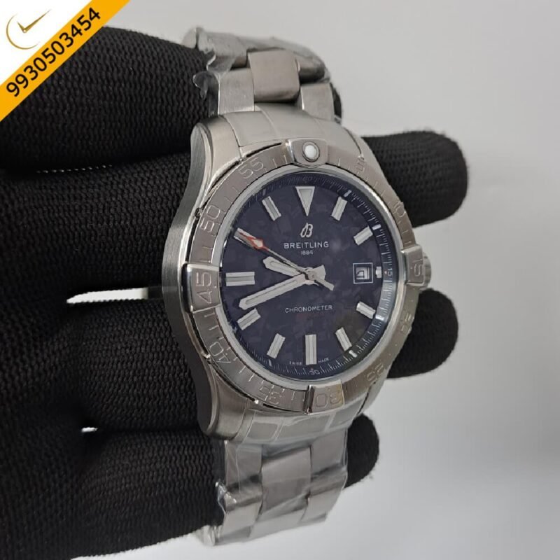 Breitling Chronometer Avenger Black Dial Structure Stainless Steal Swiss Automatic Watch - Image 3