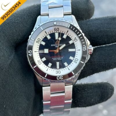 Breitling Super Ocean 44 Kelly Slater Steel Black Dial Swiss Automatic Watch