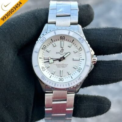 Breitling Super Ocean 44 Kelly Slater Steel White Dial Swiss Automatic Watch
