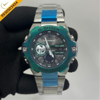 Casio G-Shock Stainless Steel Black Dial Swiss Watch