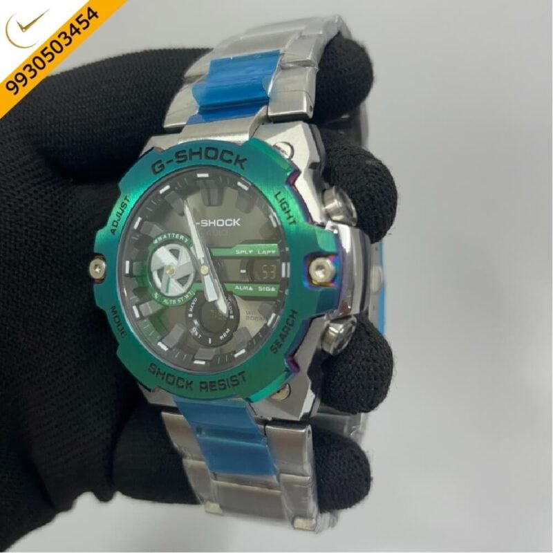 Casio G-Shock Stainless Steel Black Dial Swiss Watch - Image 2