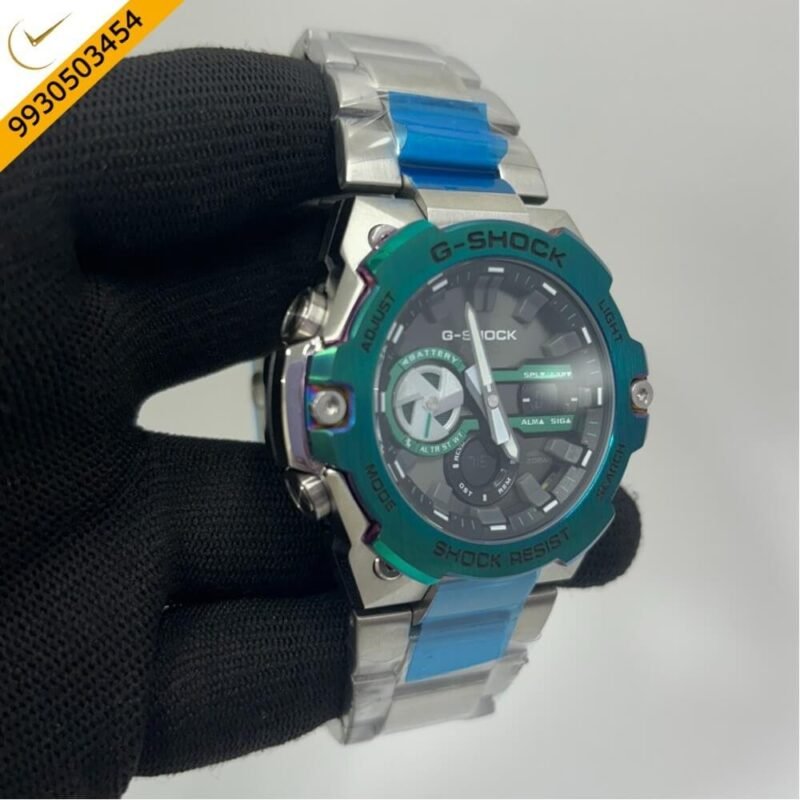 Casio G-Shock Stainless Steel Black Dial Swiss Watch - Image 3