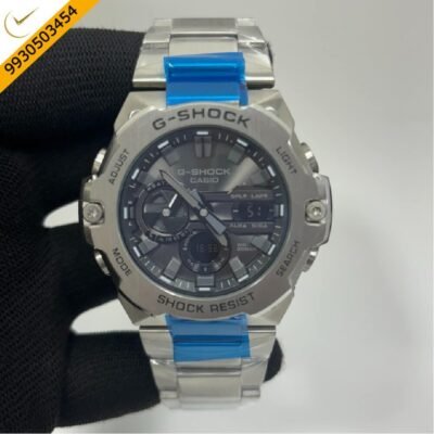 Casio G-Shock Stainless Steel Black Dial Swiss Watch