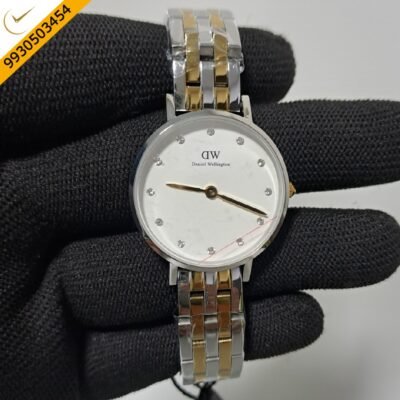 Daniel Wellington Ladies Petite Lumine White Dial Swiss Watch