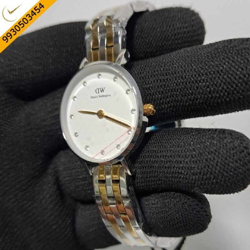 Daniel Wellington Ladies Petite Lumine White Dial Swiss Watch - Image 2