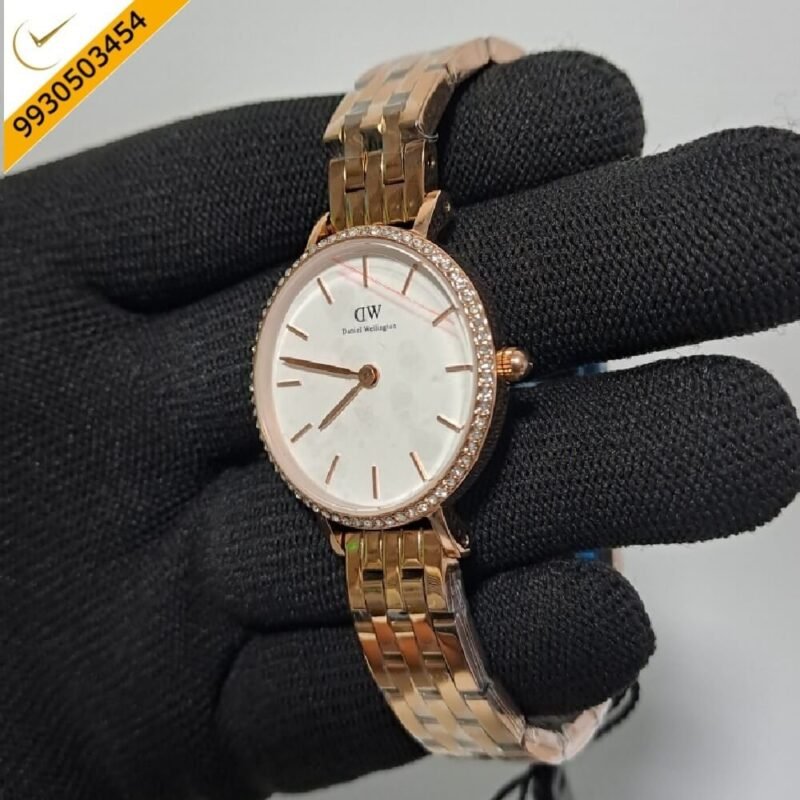 Daniel Wellington Ladies Petite Lumine White Dial Swiss Watch - Image 3