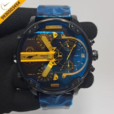 Diesel Big Daddy 10 Bar Blue Dial Watch