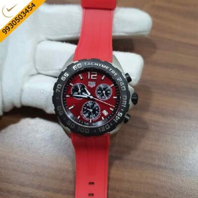 Tag Heuer Formula 1 Chronograph Steel Red Limited Edition Swiss Watch