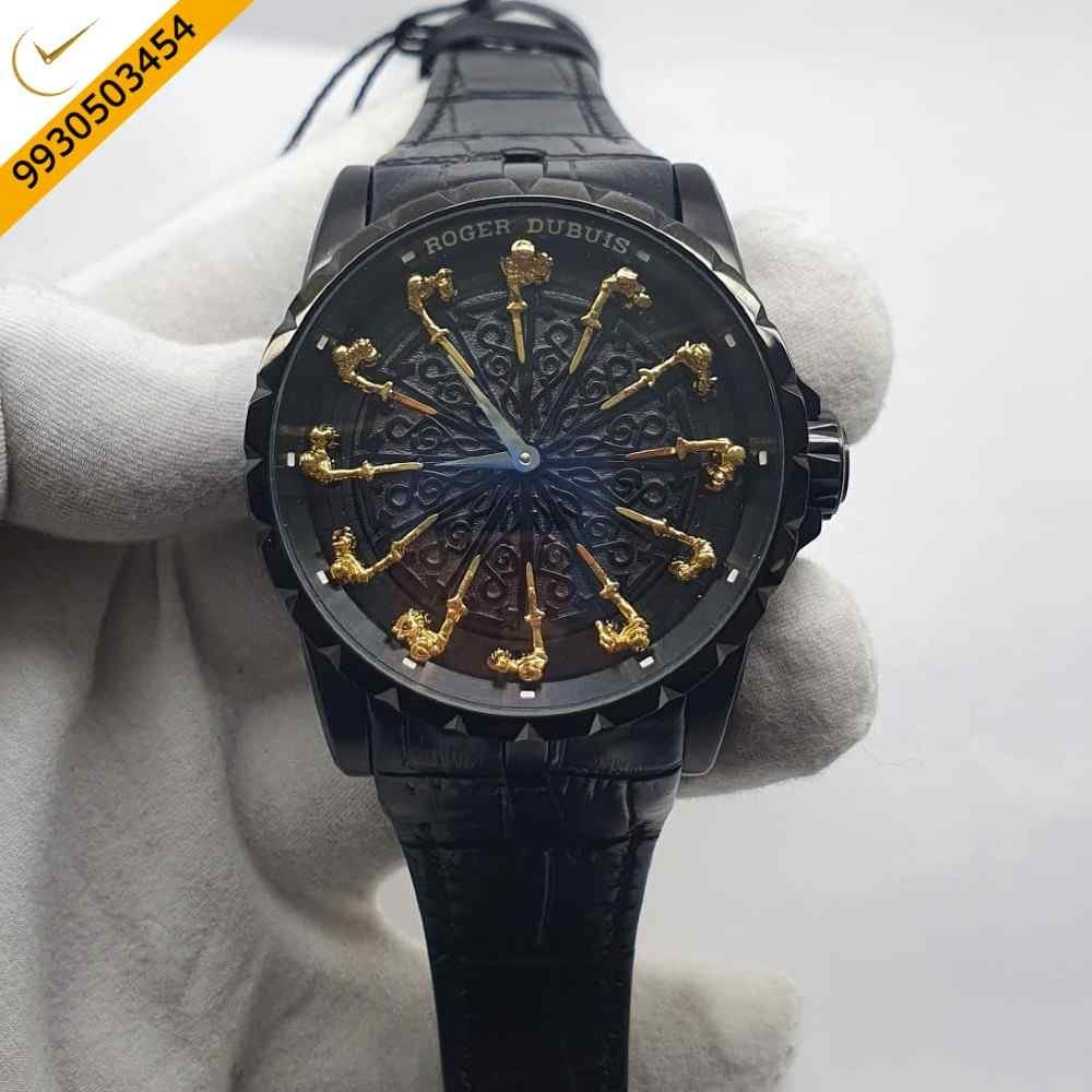 Roger Dubuis Excalibur Knights Of The Round Black Dial Swiss Automatic Watch