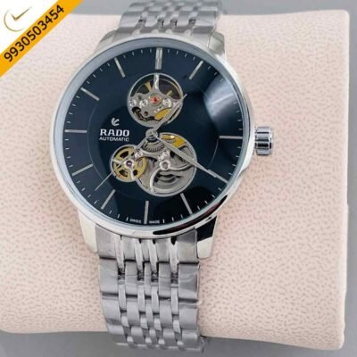 Rado Coupole Classic Open Heart Black Dial Swiss Automatic Watch