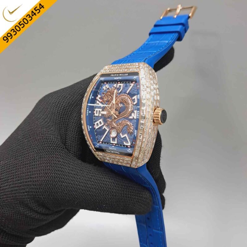 Frank Muller Yachting V45 Dragon King Blue Limited Edition Swiss Automatic Watch - Image 2