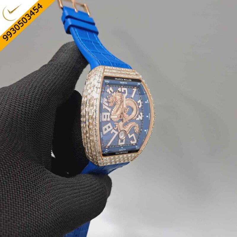 Frank Muller Yachting V45 Dragon King Blue Limited Edition Swiss Automatic Watch - Image 3