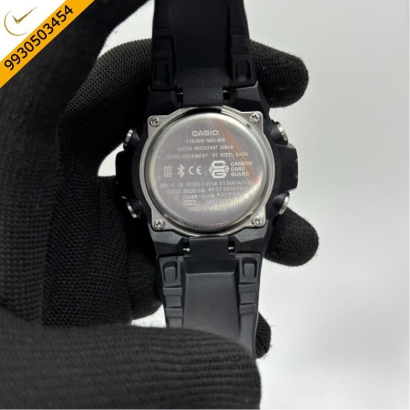 G-Shock Casio Black Rubber Strap Black Dial Swiss Watch - Image 4