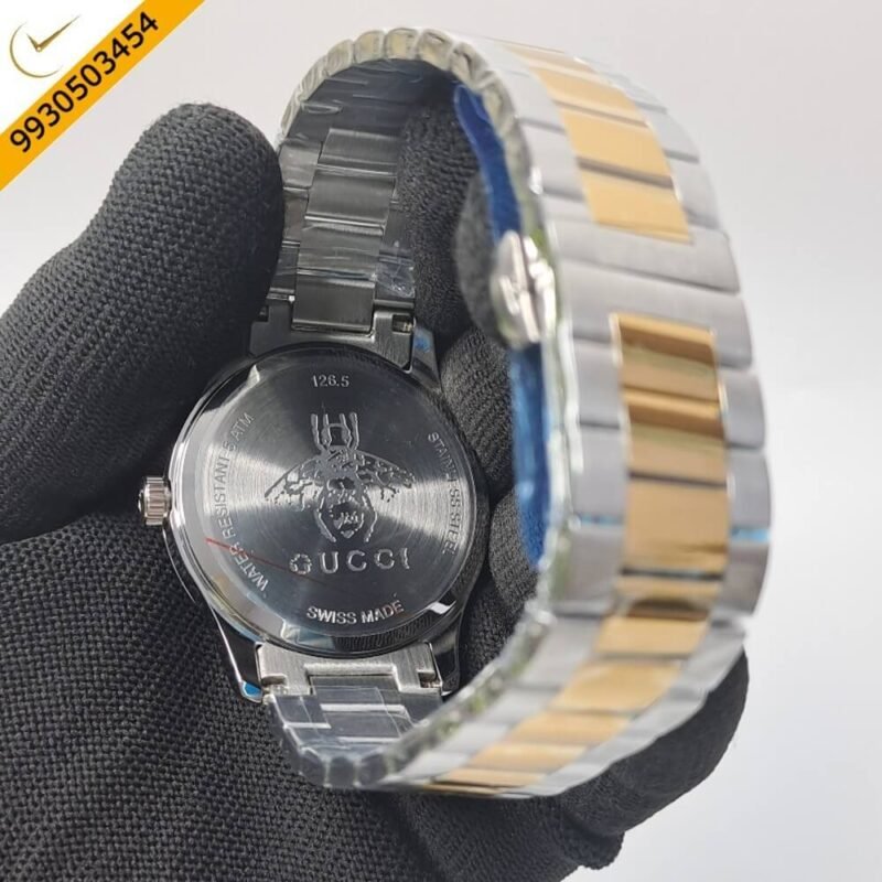 Gucci G-Timeless YA1265024 White Dial Stainless Steel Swiss Watch - Image 4