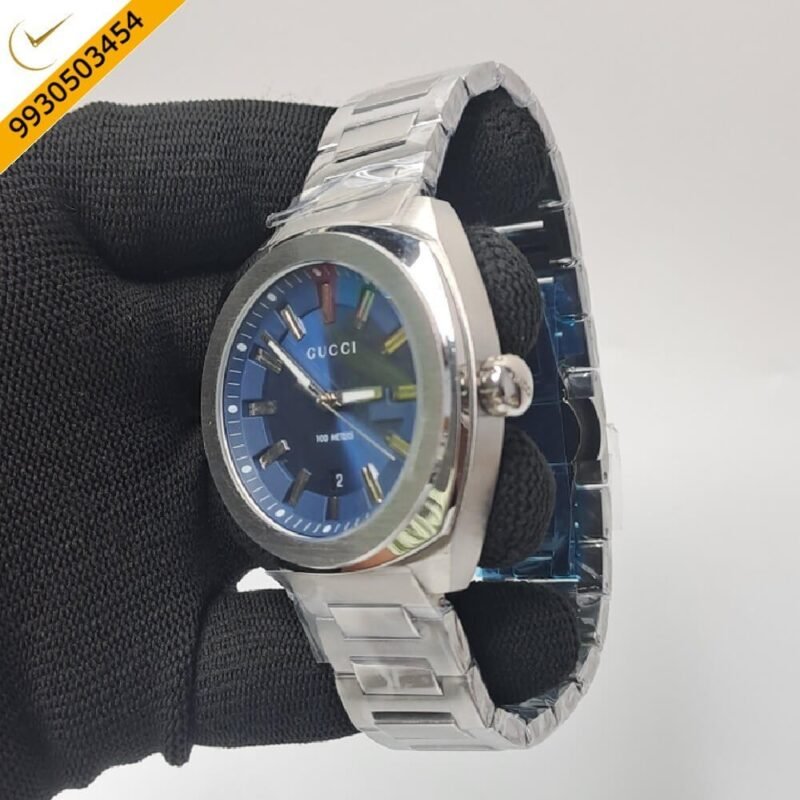 Gucci GG2570 Blue Dial Stainless Steel Swiss Watch - Image 2