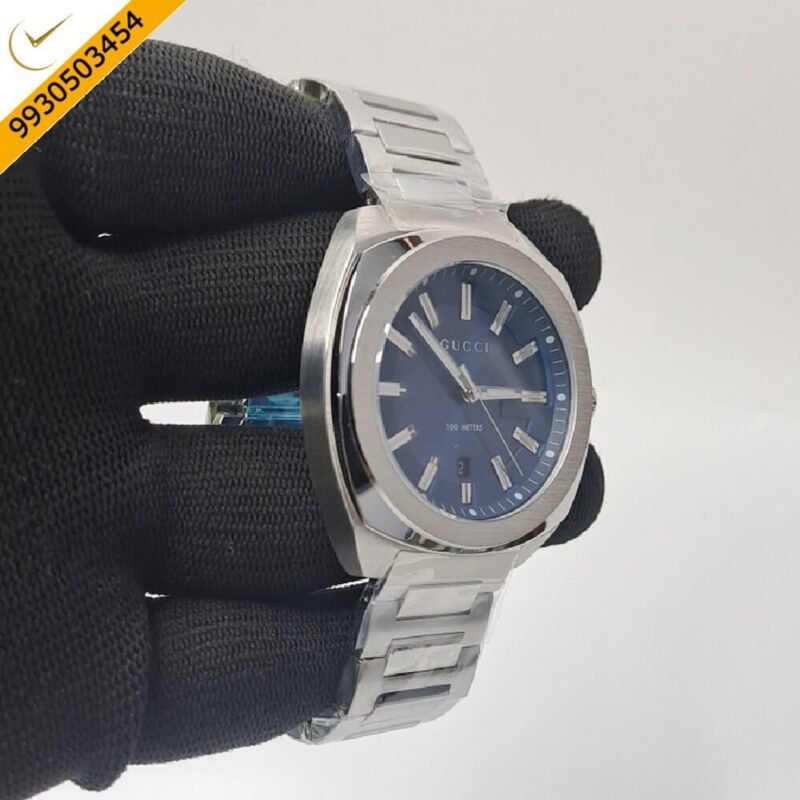 Gucci GG2570 Blue Dial Stainless Steel Swiss Watch - Image 3