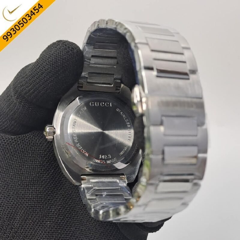 Gucci GG2570 Blue Dial Stainless Steel Swiss Watch - Image 4